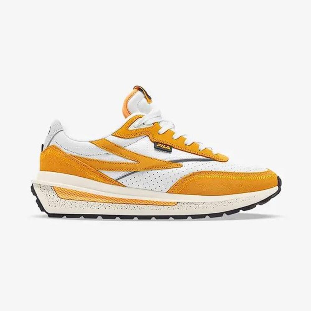FILA Men's Reno Premium Walking Shoes Size 9 In Orange